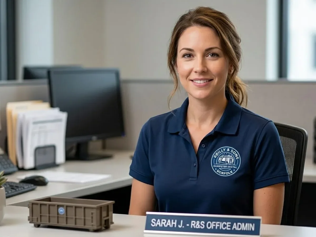 Reilly & Sons Dumpster Rental dispatch and office team member